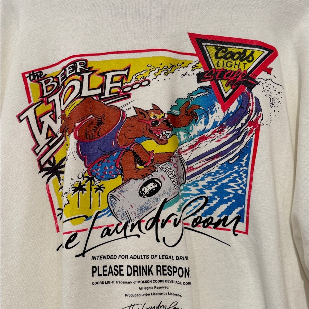 Laundry room coors  light sweatshirt - Picture 5 of 5